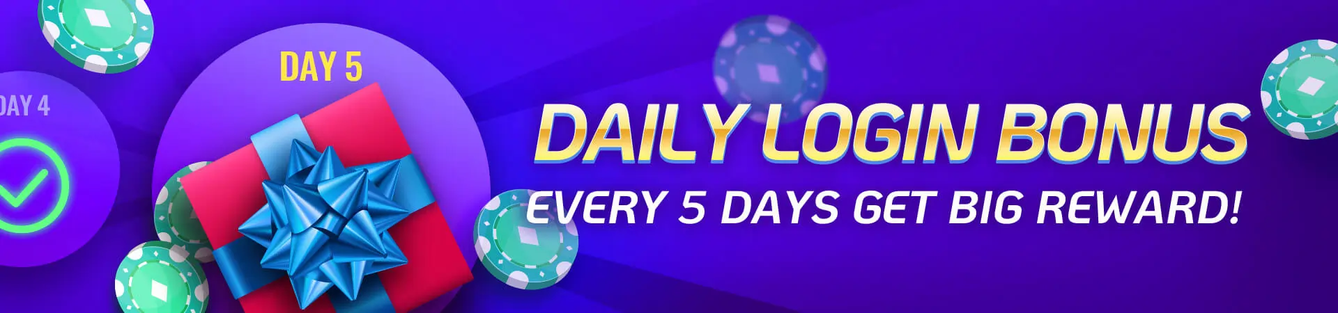 YE7 Daily login Bonus