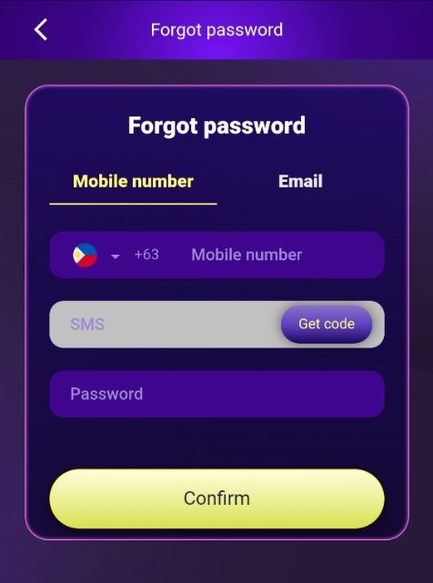 Forgot password