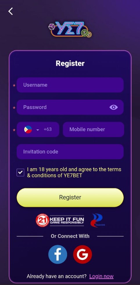 Ye7 Register