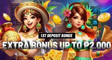 YE7 - 1st Deposit Bonus - extra bonus up to P2,000